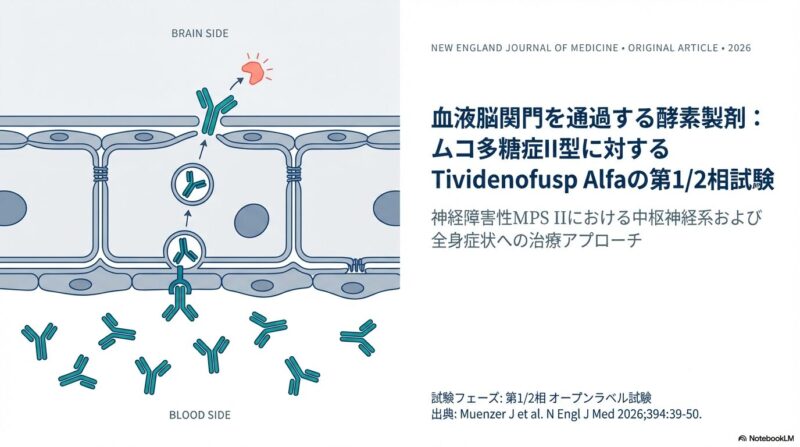 tividenofusp alfaの臨床試験：従来の酵素補充療法では到達できなかっ