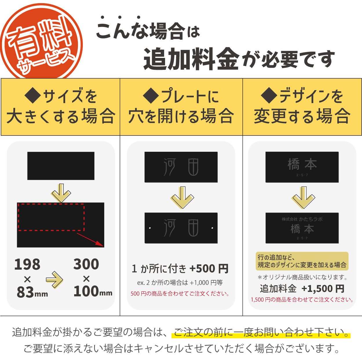 見せない表札】かぶせる表札 同色刻印 モノトーン 防犯 プライバシー