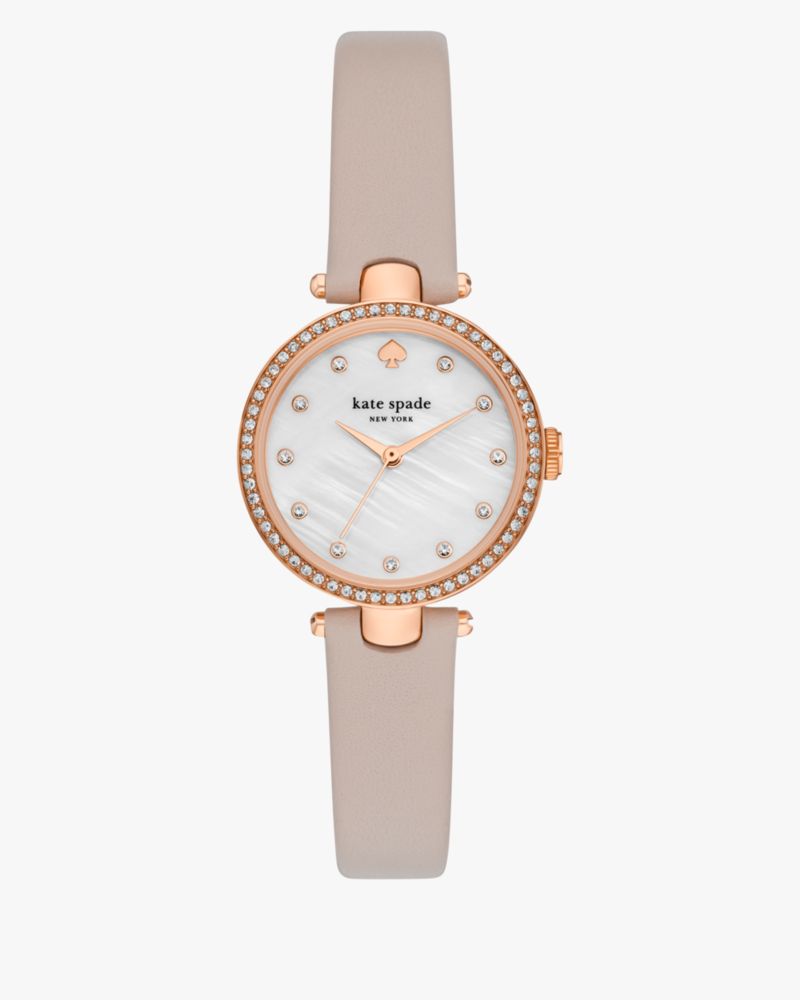 ホランド グレー レザー ウォッチ | 時計 | ケイト・スペード