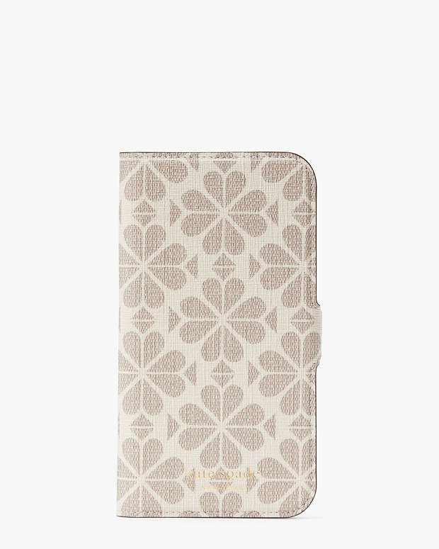 アイフォン ケース スペード フラワー マグネティック フォリオ 12/12