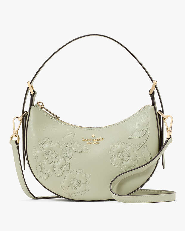 マディソン フォレスト ブルーム アップリケ クレセント ショルダー