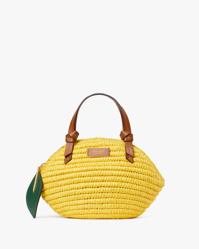 Lemon Drop Straw 3d Crossbody Tote | Kate Spade New York