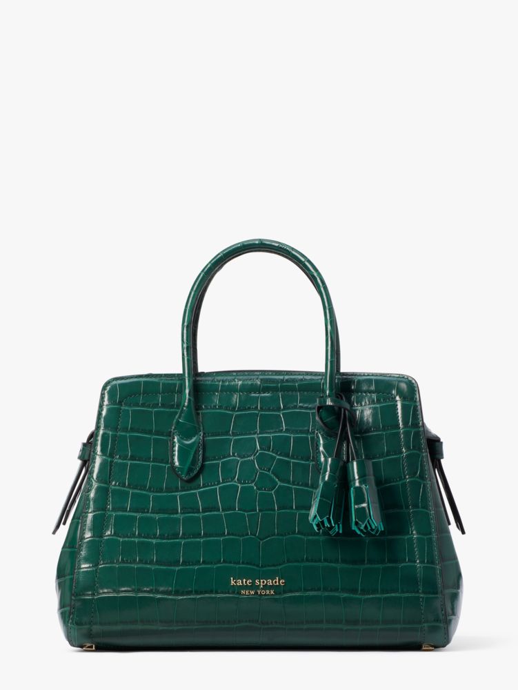 Knott Croc Embossed Medium Satchel | Kate Spade New York | Kate