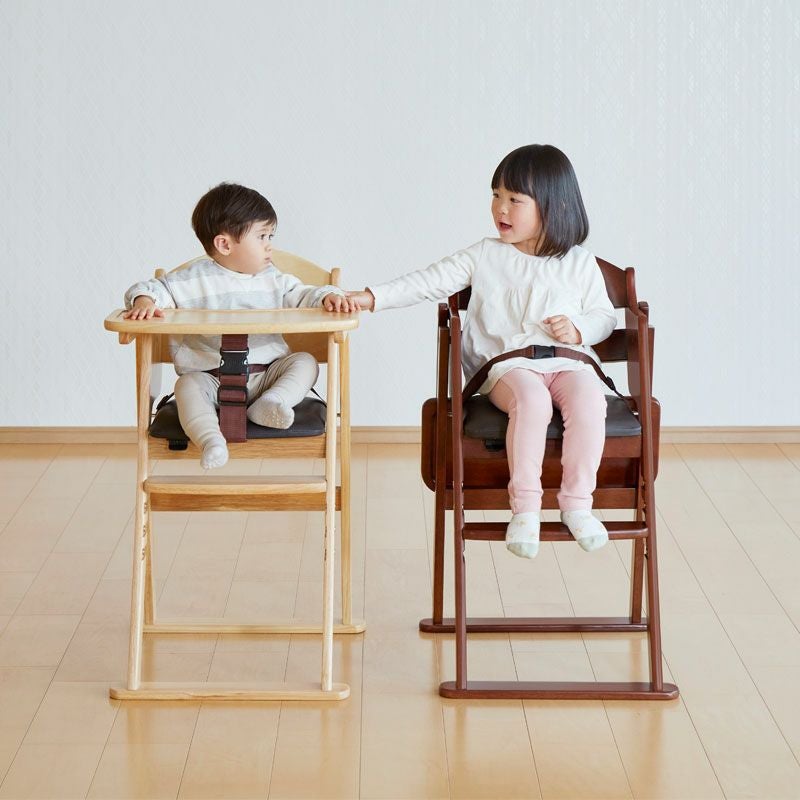 カトージ ベビーチェアクッション グリーンチェック(折りたたみチェア