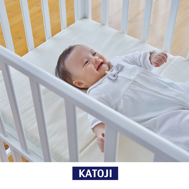 カトージ ミニベビーベッド ハイタイプ（プチホワイト）【内寸：60
