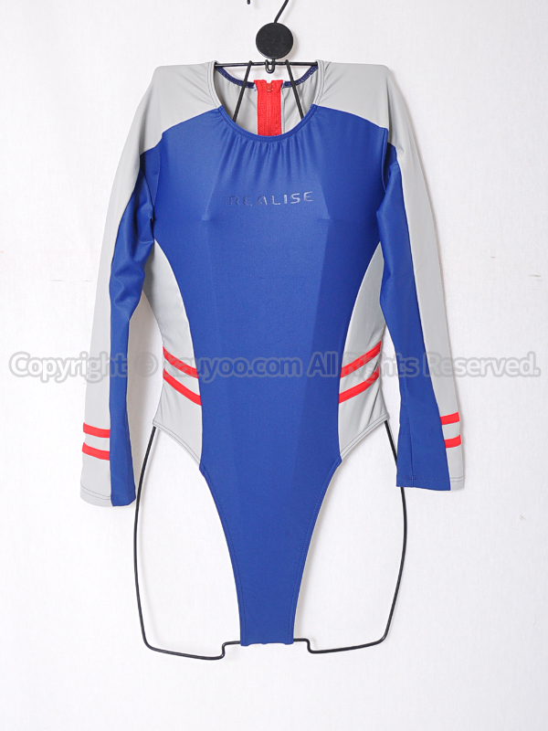 買取】REALISEパイロットスイムスーツ長袖Tバック競泳水着コスT-151