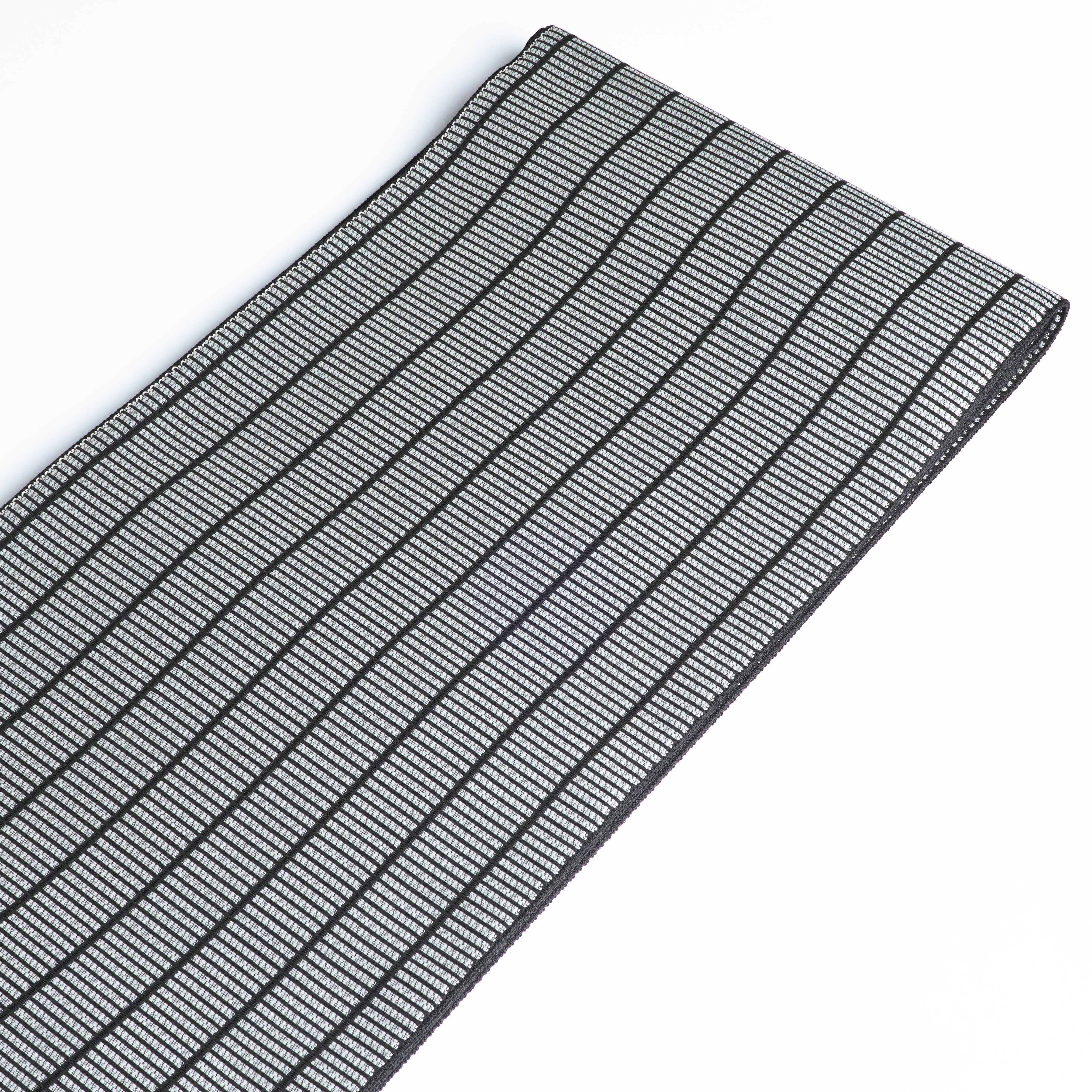 袋帯 ｜博多織｜銀畳格子