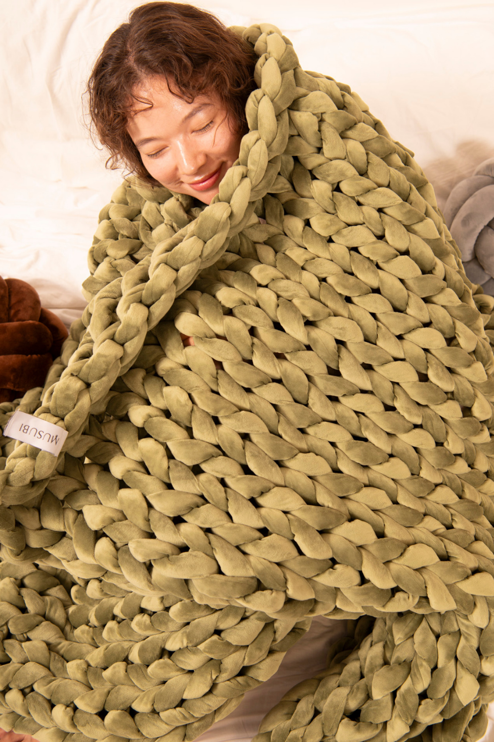 リカバリー加重ブランケットMUSUBI - ON -