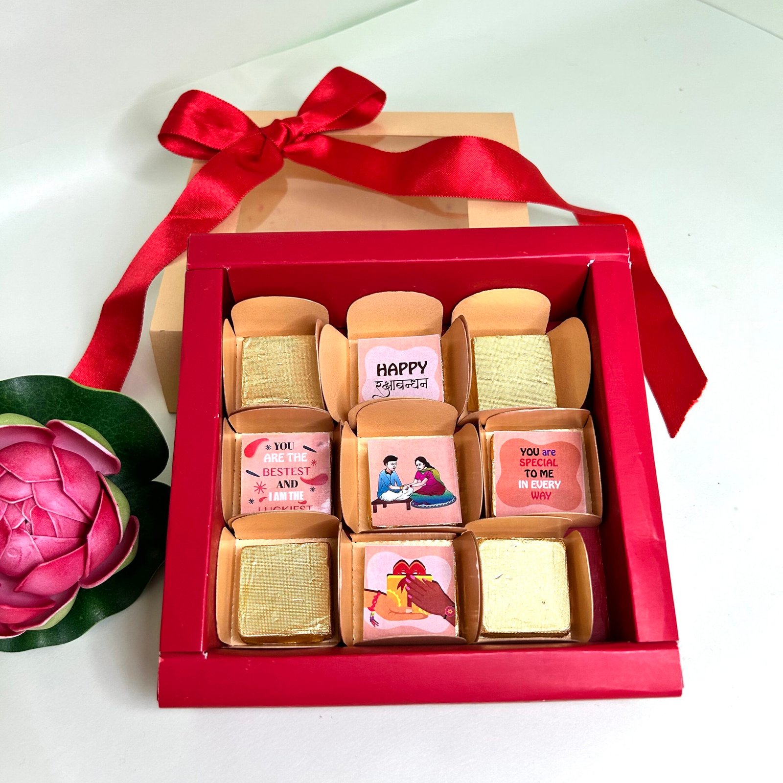 Custom 9-Cavity Chocolate Paper Box - KaRa Gifting