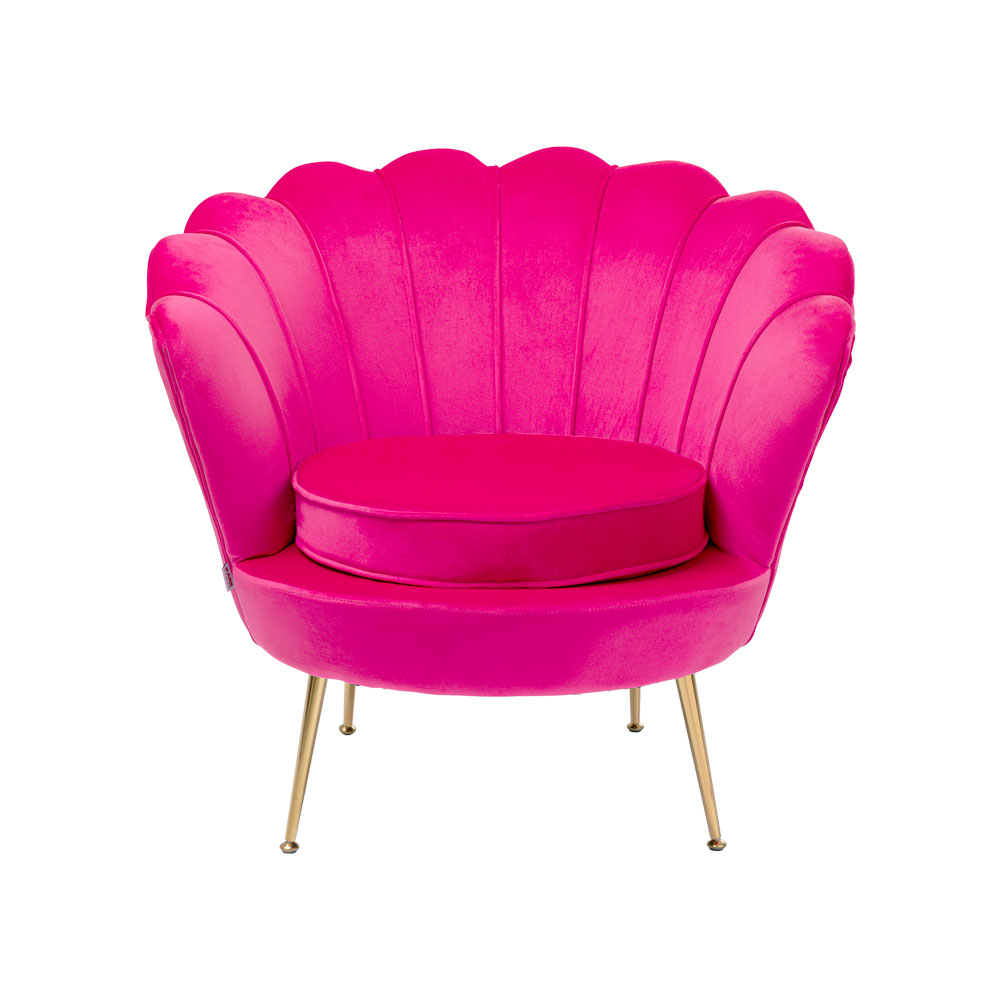 ウォーターリリー ピンク アームチェア - 1人掛けソファー