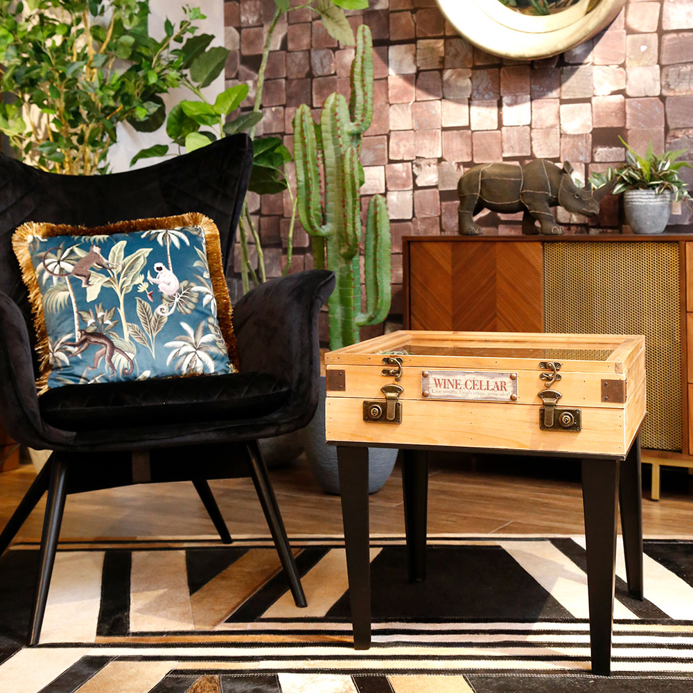 廃番】コレクター 55x55cm サイドテーブル - サイドテーブルの通販