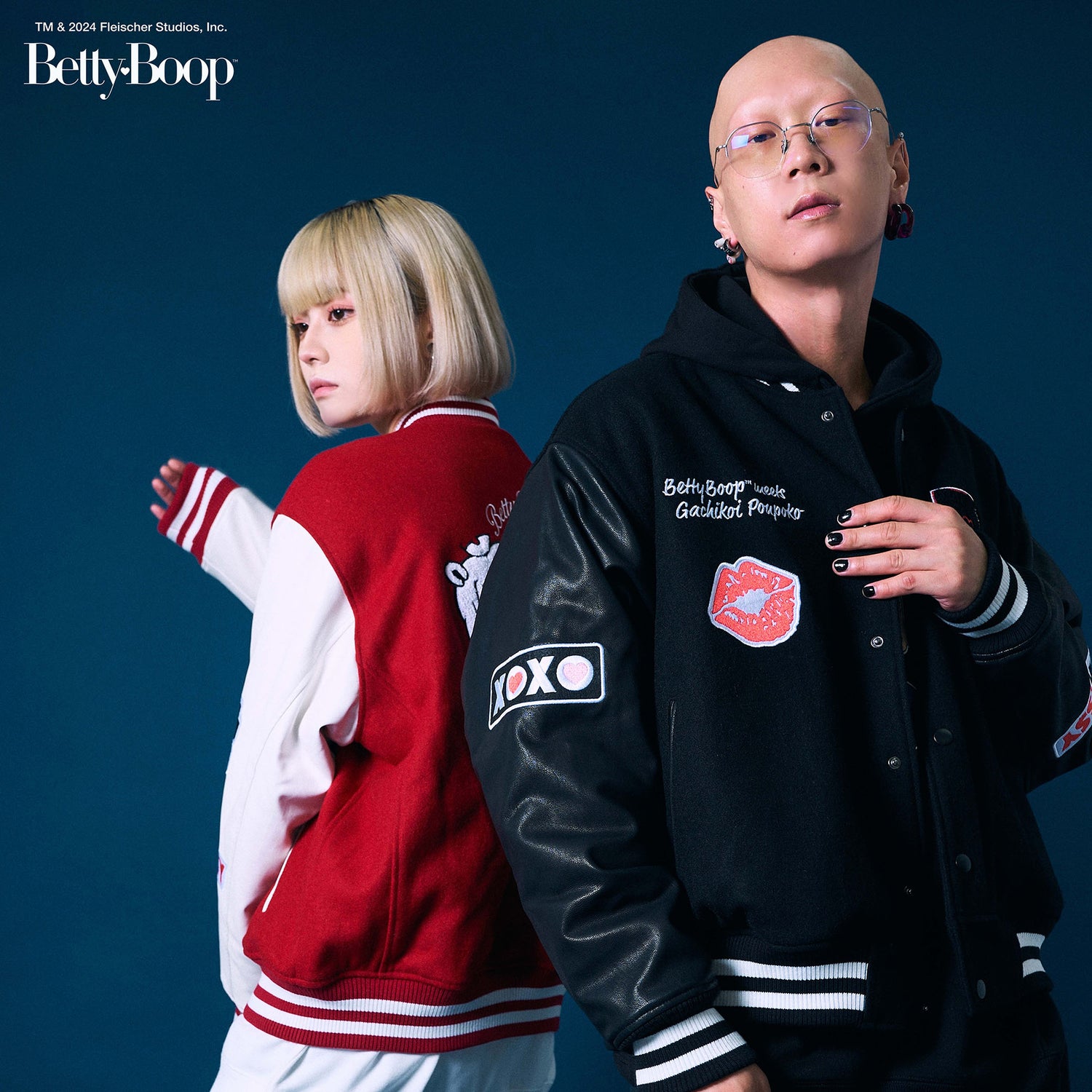 POKOPEA Collaboration】BETTY BOOP™ x ガチ恋ぽんぽこ Wool Melton