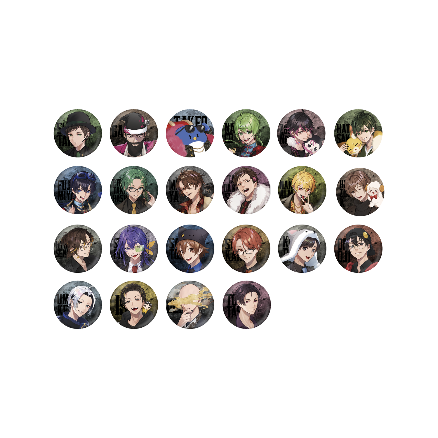 高田村交易所】ランダム缶バッジ(1周年) – karel-shop