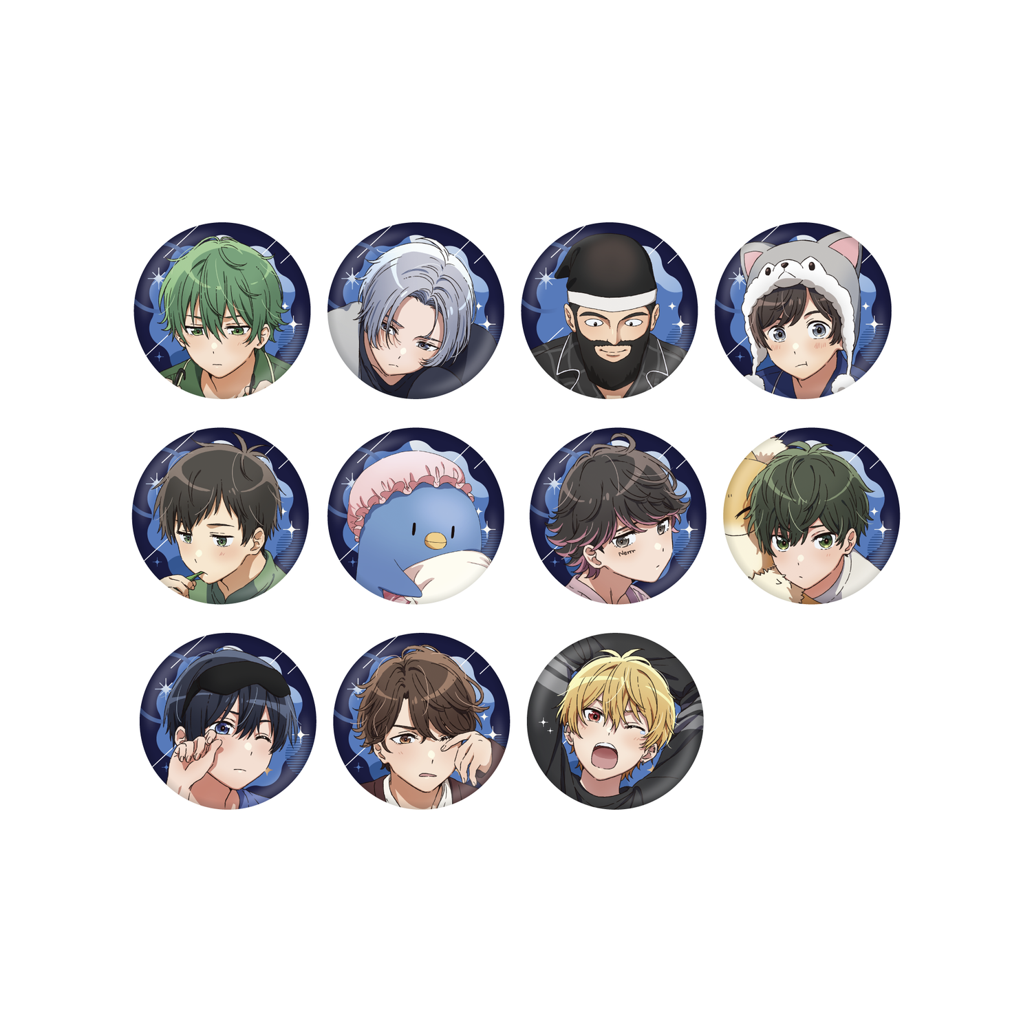 高田村 缶バッジ 缶バッジB なな湖 50点 高田村 缶バッジ なな湖