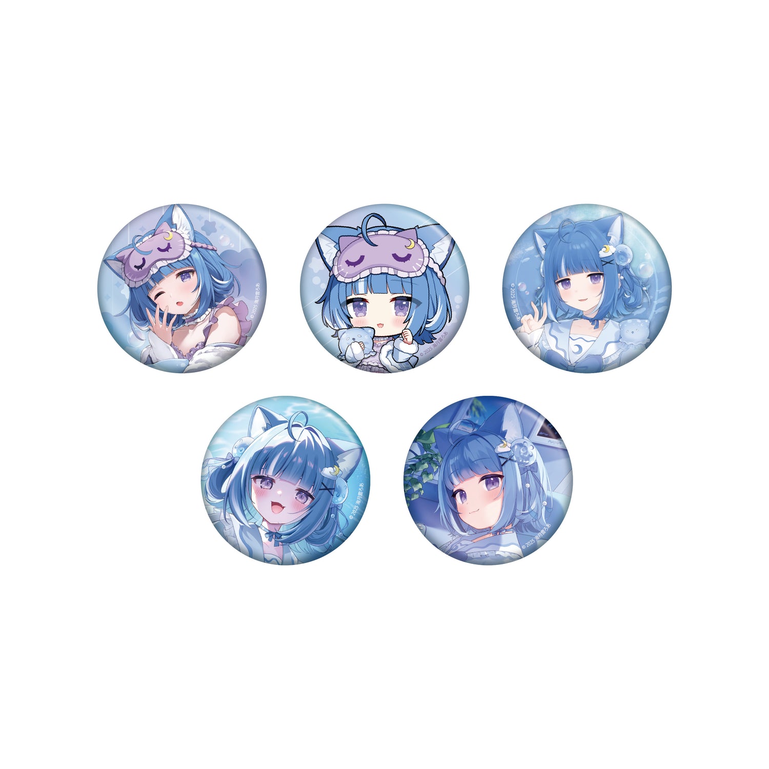 海月雲ろあ】ランダム缶バッジ – karel-shop