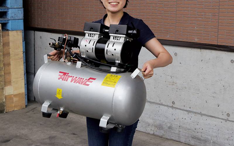 オイルレスエアーコンプレッサー39L|和コーポレーション