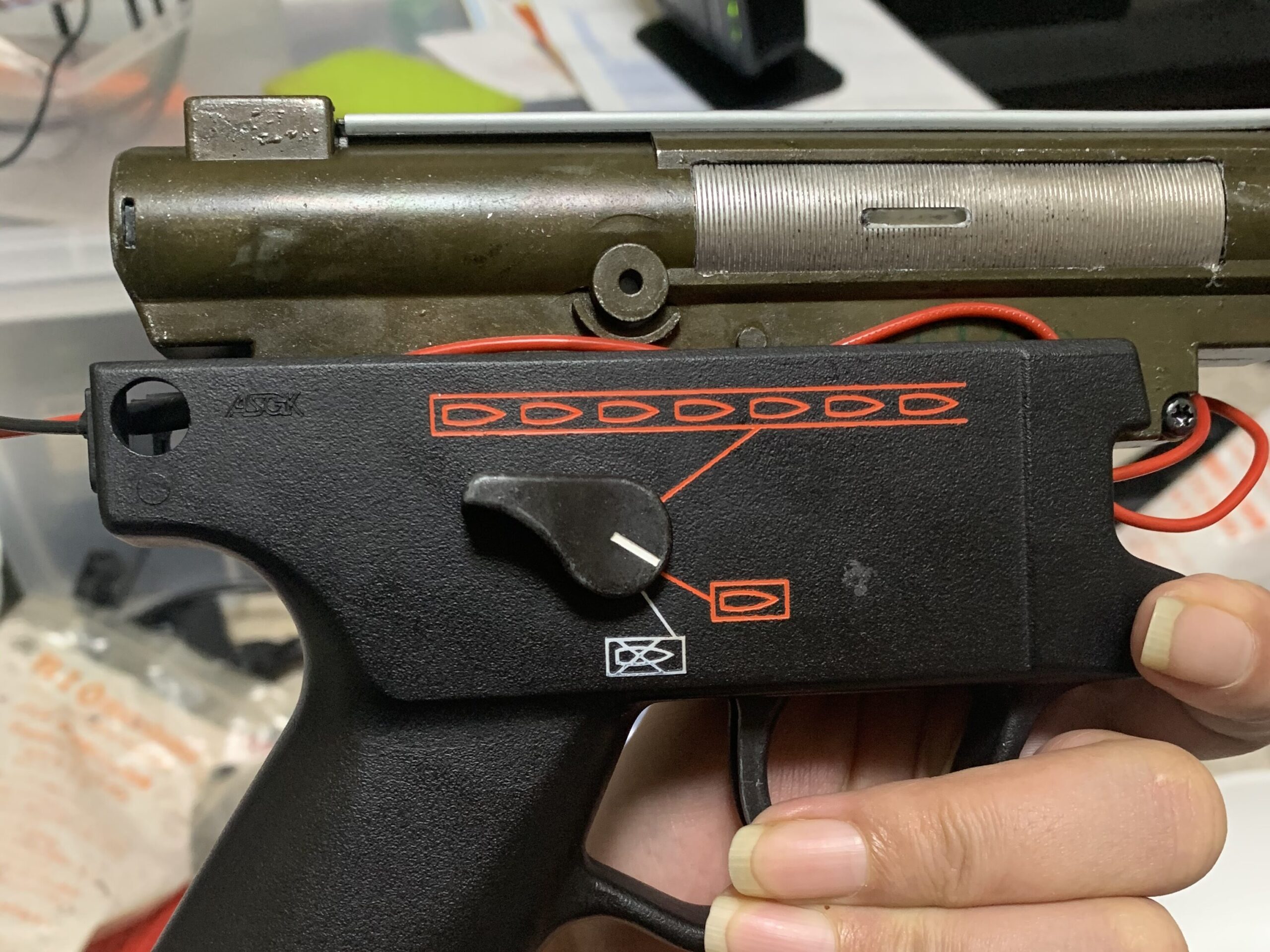 東京マルイ ハイサイクル電動ガン MP5Kのメンテナンス完了