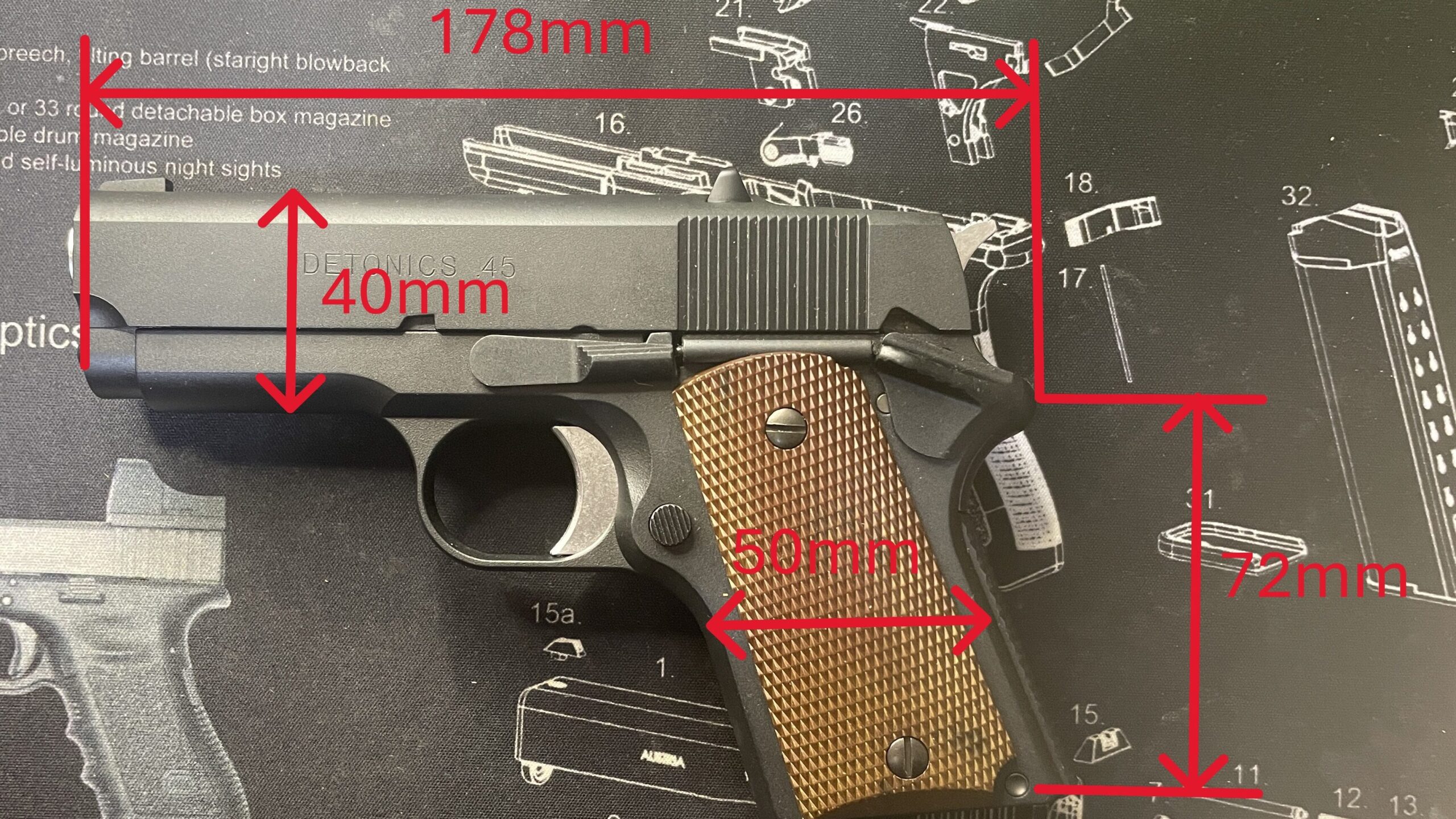 東京マルイ デトニクス.45 コンバットマスター レビュー