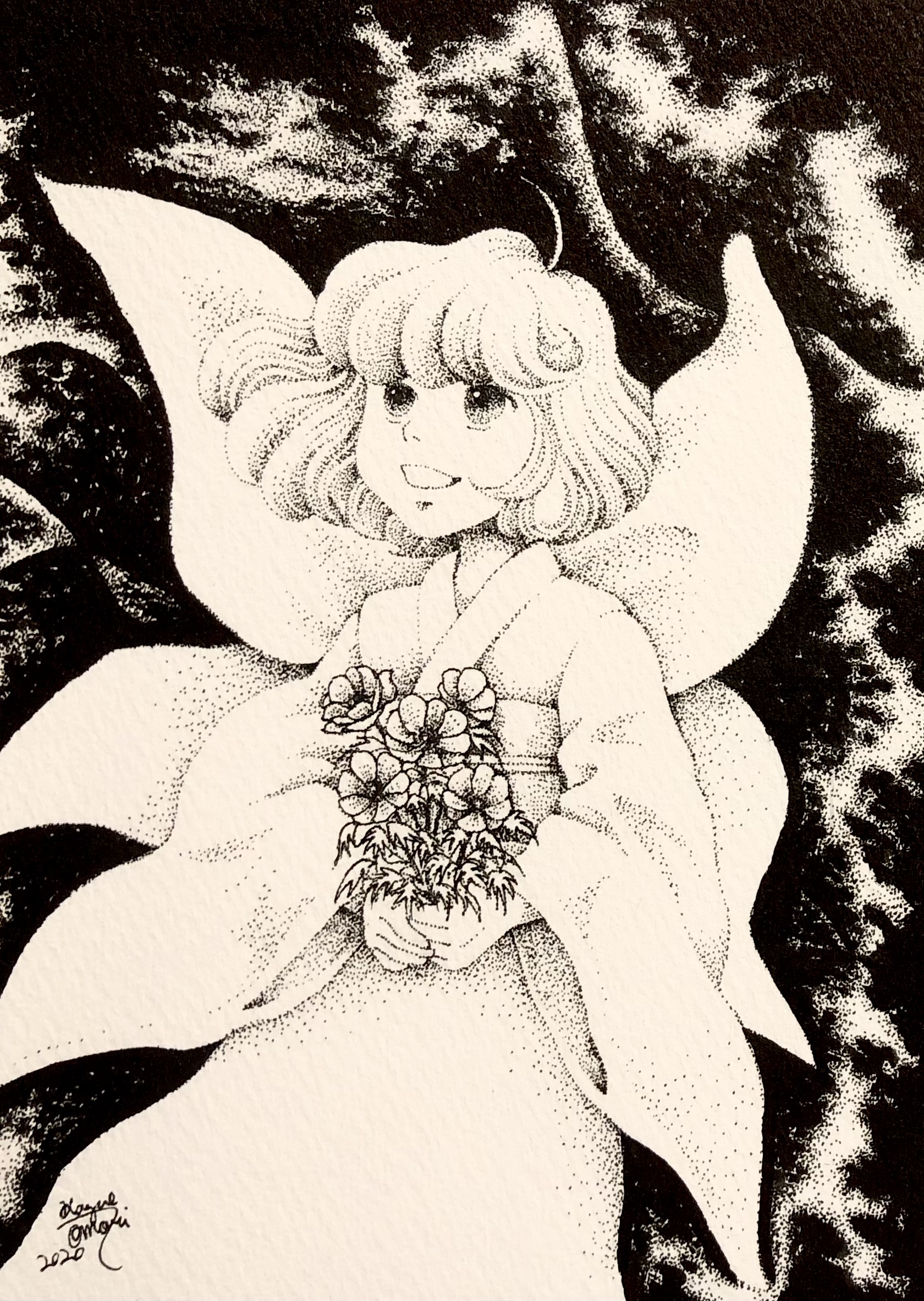 点描画『変革前シリーズ』 | 美術家 大森かずえ / Artist Kazue Omori