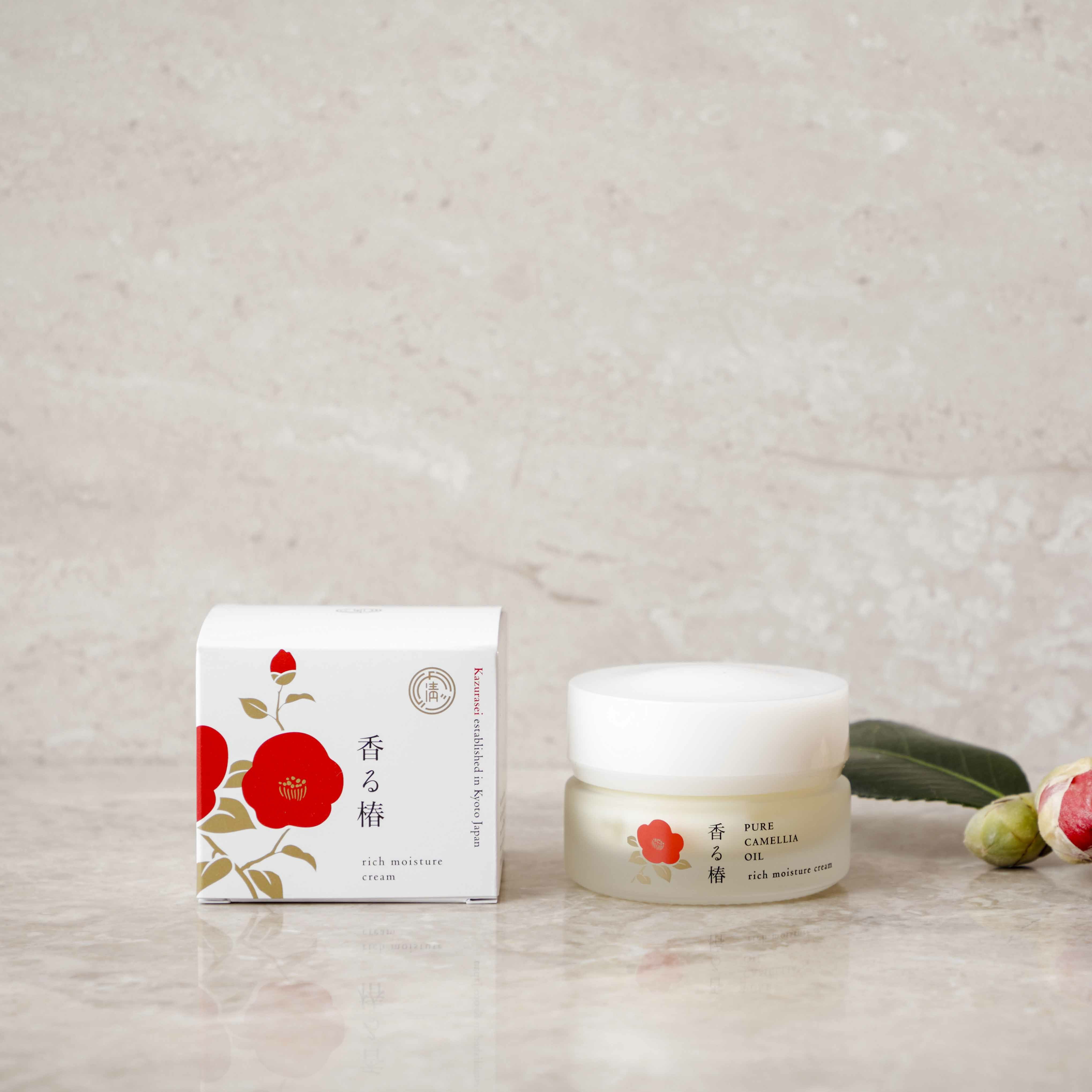 かづら清 香る椿 リッチモイスチャークリーム | かづら清老舗
