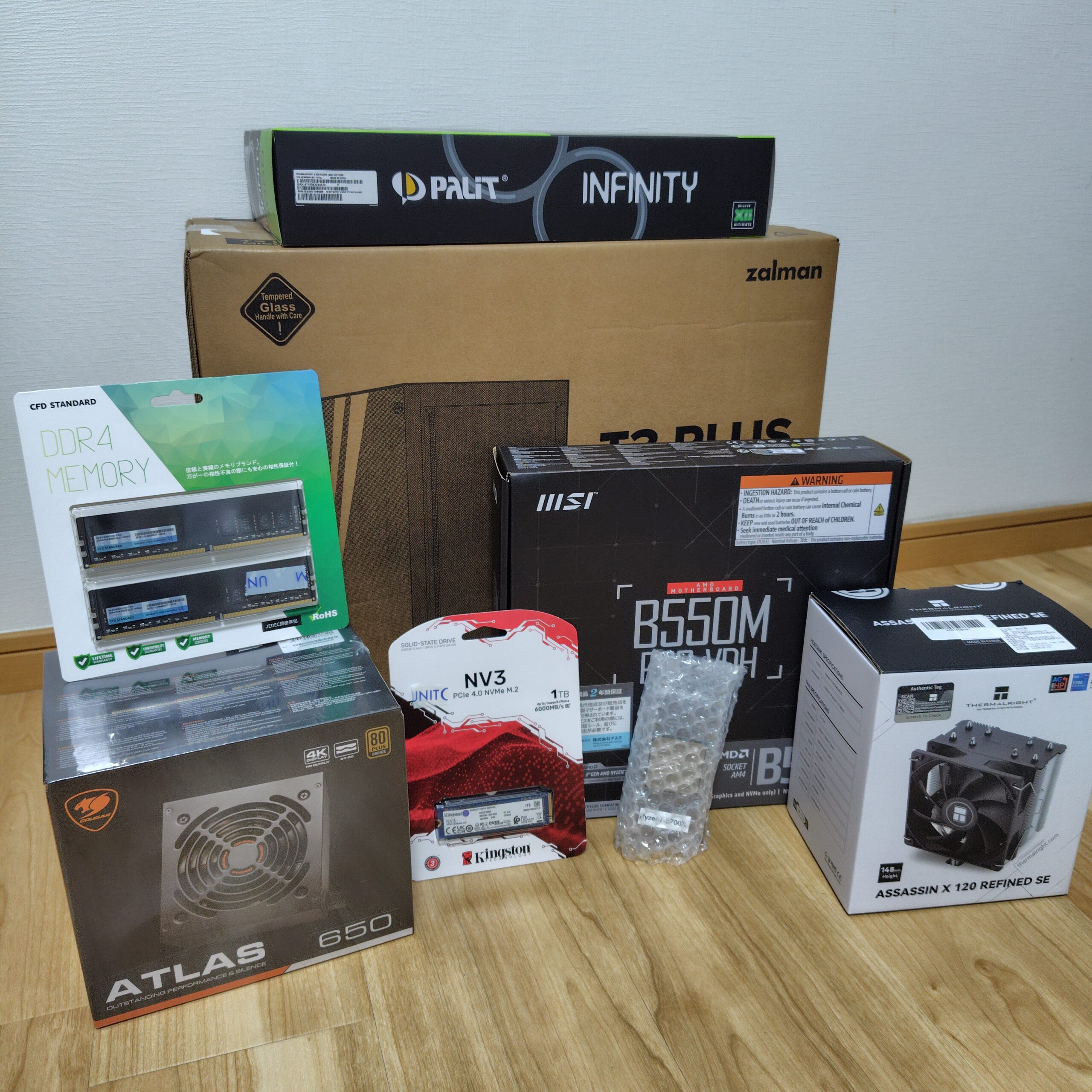 PC】約20年ぶりにPCパーツを購入して組み立ててみた （前半） - 風人