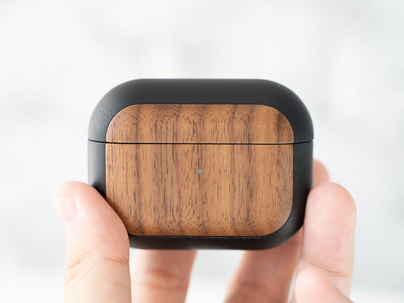 Hacoa 高級天然木と高強度素材G10のAirPods Pro専用ケース レビュー