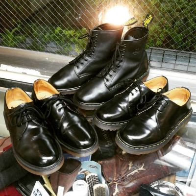 イングランド製【Dr.Martens】8ホールブーツ、3ホールシューズ
