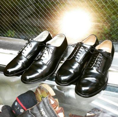 ベトナム戦争モデル6ホールのビンテージ 【U.S.NAVY Service Shoes