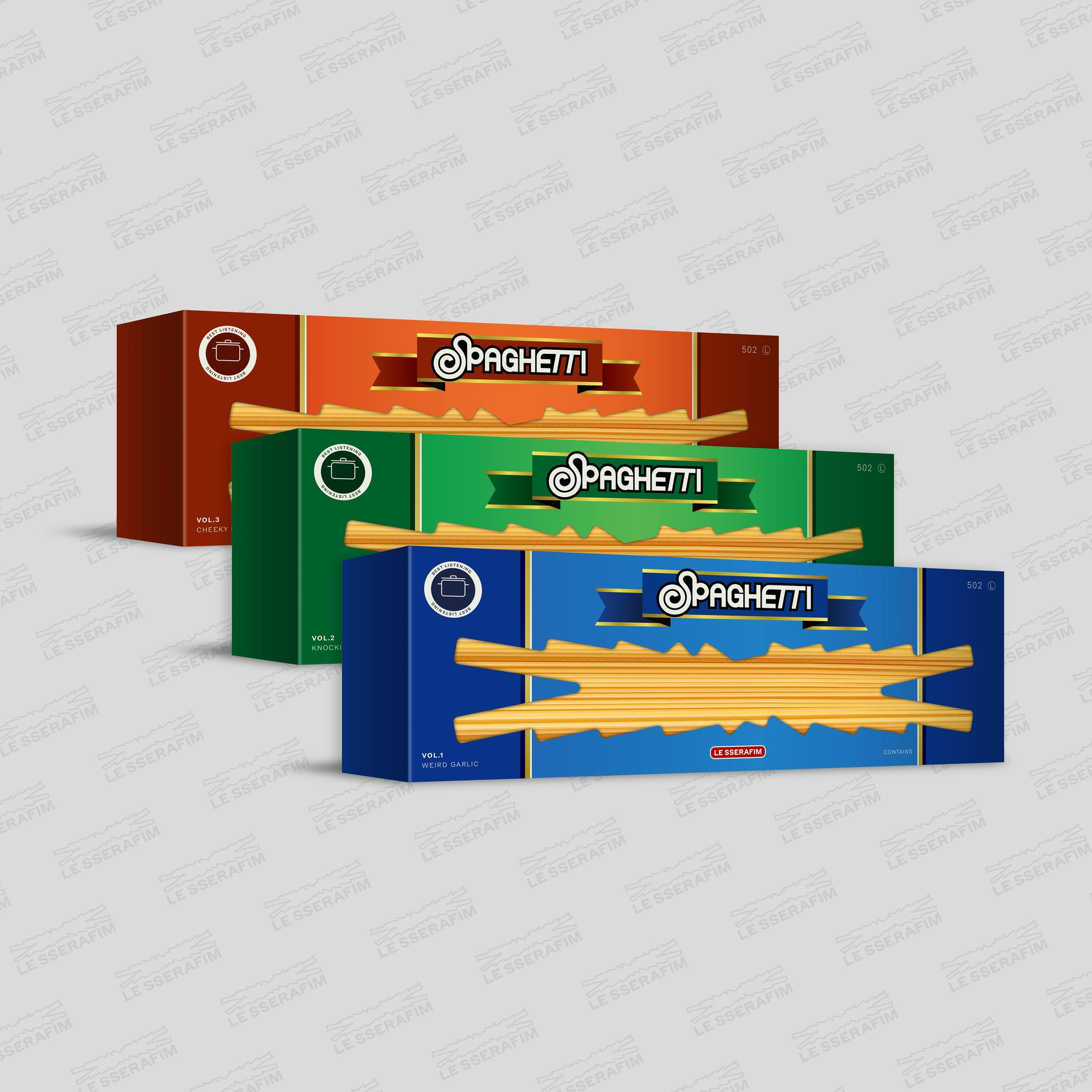 LE SSERAFIM 1ST SINGLE ALBUM [SPAGHETTI/STANDARD VER.] – Kawaii Alley