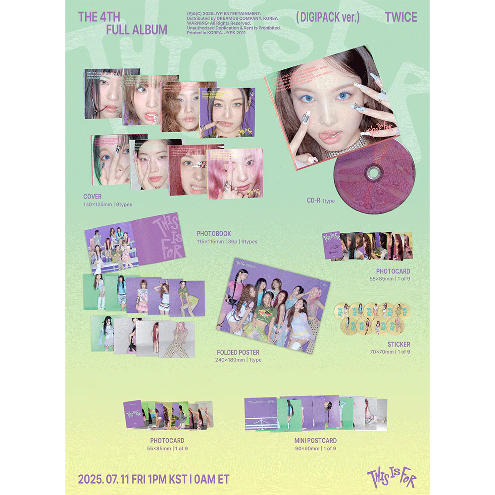 TWICE 4TH REGULAR ALBUM [THIS IS FOR/DIGIPACK VER.] – Kawaii Alley