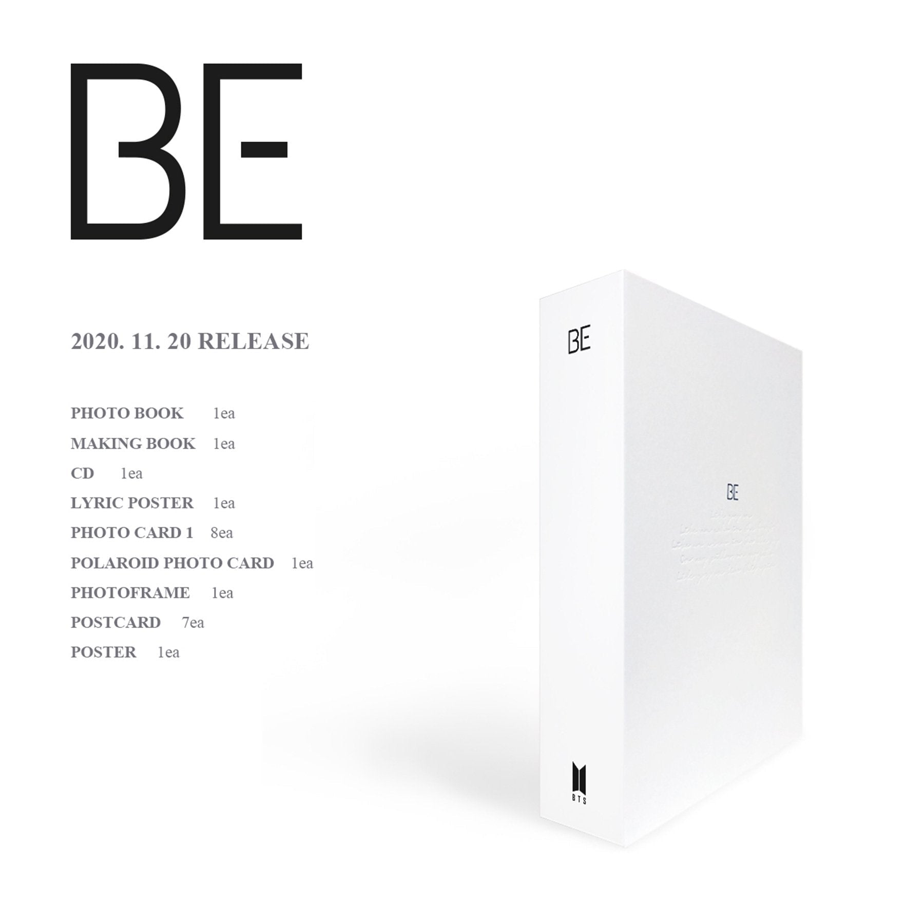 BTS ALBUM [BE / DELUXE EDITION] – Kawaii Alley