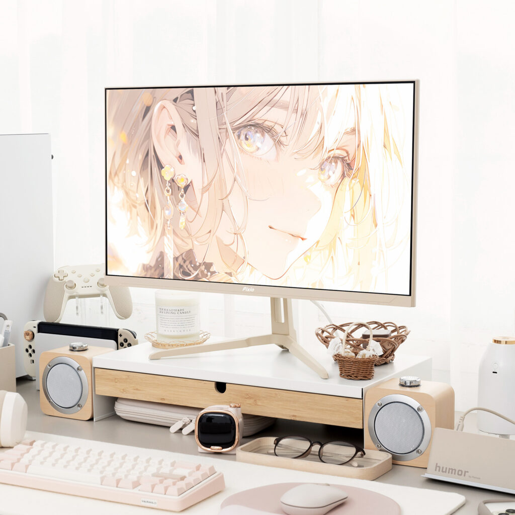 Pixio からベージュカラーのゲーミングモニター『PX248 Wave Beige』と