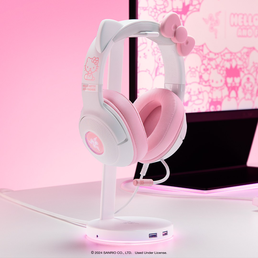 Hello Kitty and Friends collection 》Razer Kraken Kitty V2 に