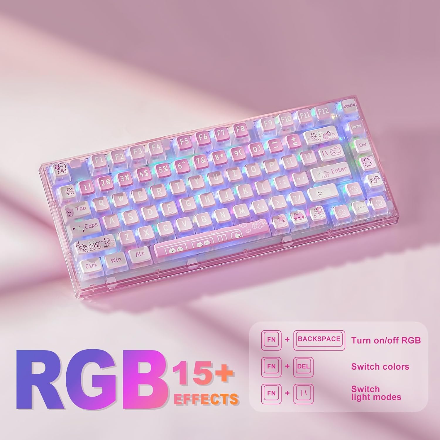 🌸 透明感あふれるピンクがマジ天使！✨ 『YUNZII X75 PRO JellyFish軸