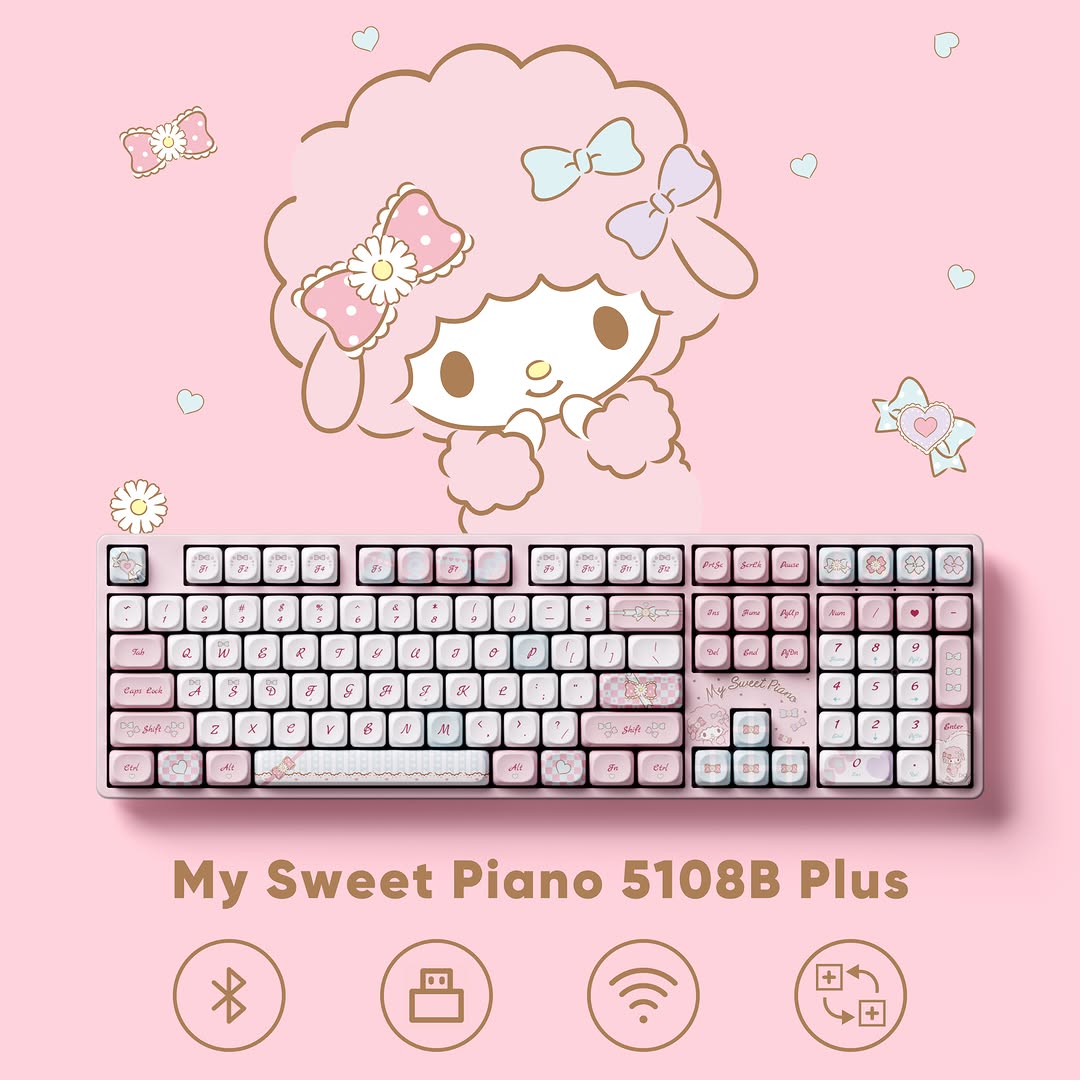 可愛すぎて悶絶必死⁉️ マイメロのゲーミングキーボードがAkkoから発表