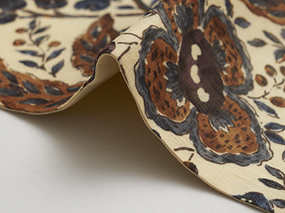 ジャワ更紗模様開名古屋帯(R94150Bz) 帯紹介