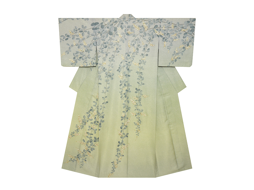 萩の花友禅単衣訪問着 高島屋扱(v89440Ah) 着物紹介