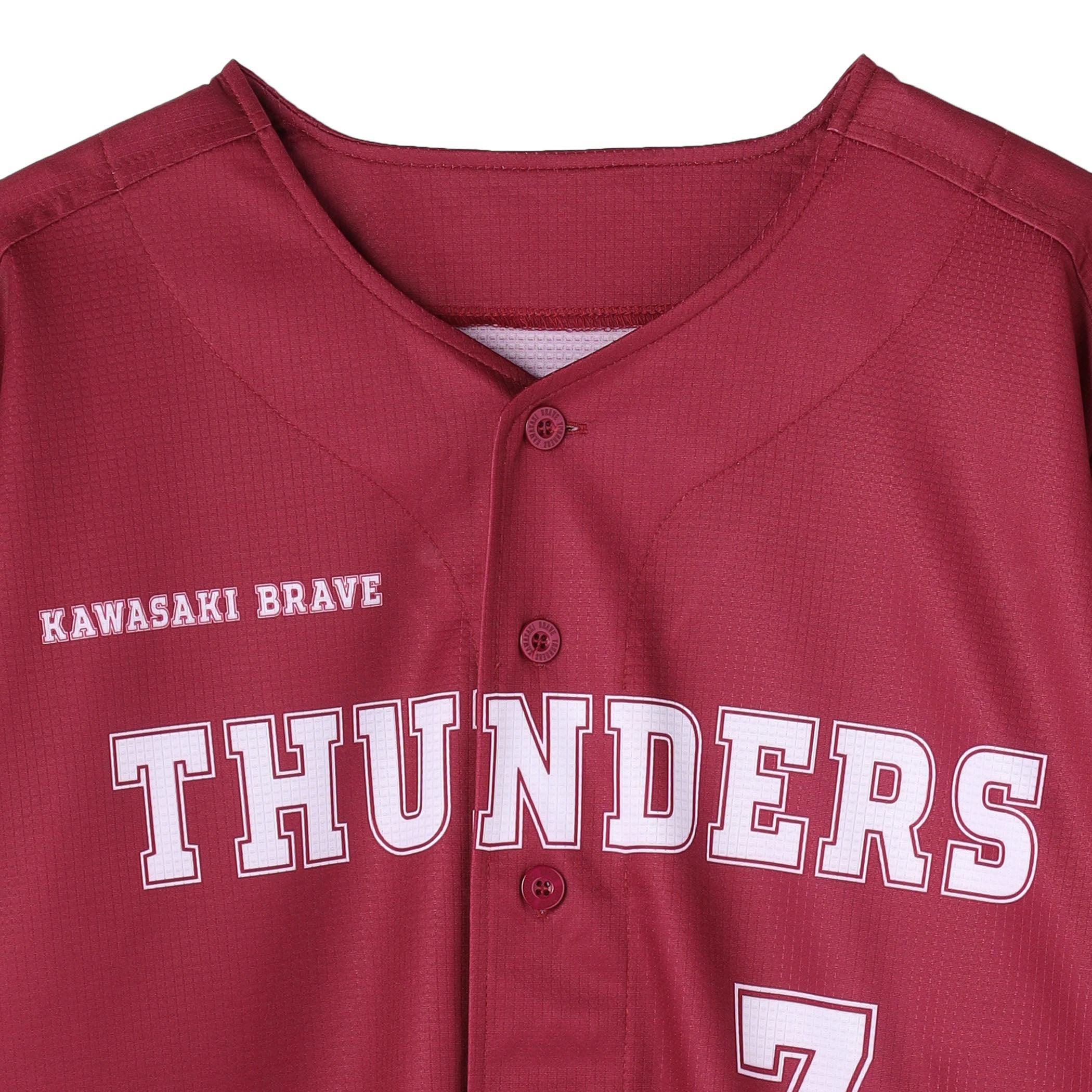 2025-26 BRAVE RED ベースボールシャツ – KAWASAKI BRAVE THUNDERS