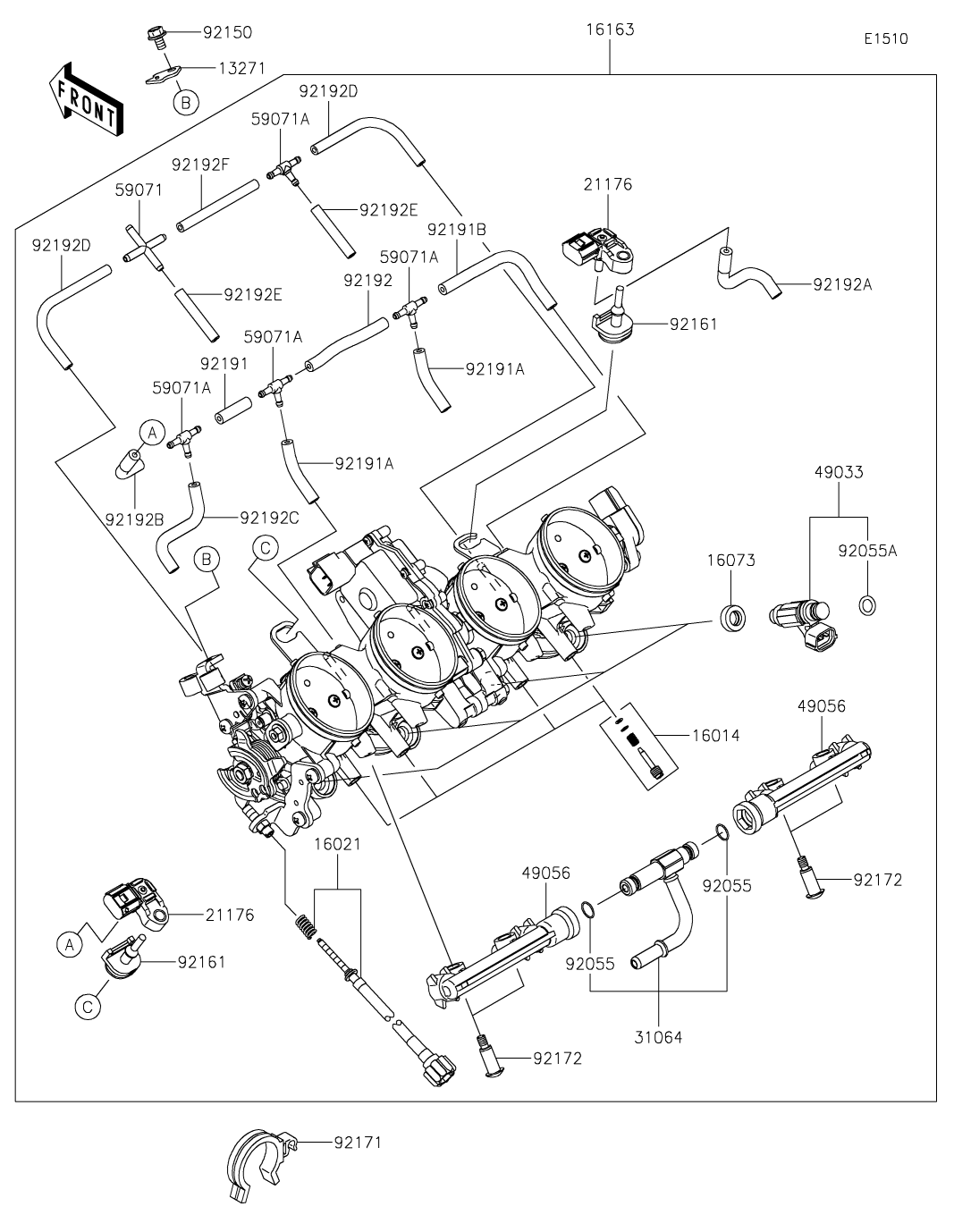 カワサキパーツ/ウエア＆グッズオンラインショップパーツ選択