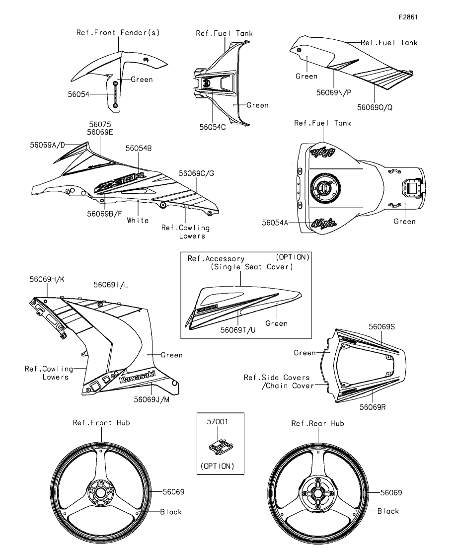 カワサキパーツ/ウエア＆グッズオンラインショップパーツ選択