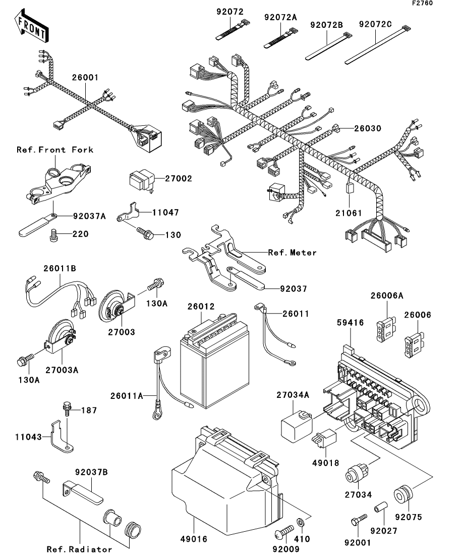 カワサキパーツ/ウエア＆グッズオンラインショップパーツ選択