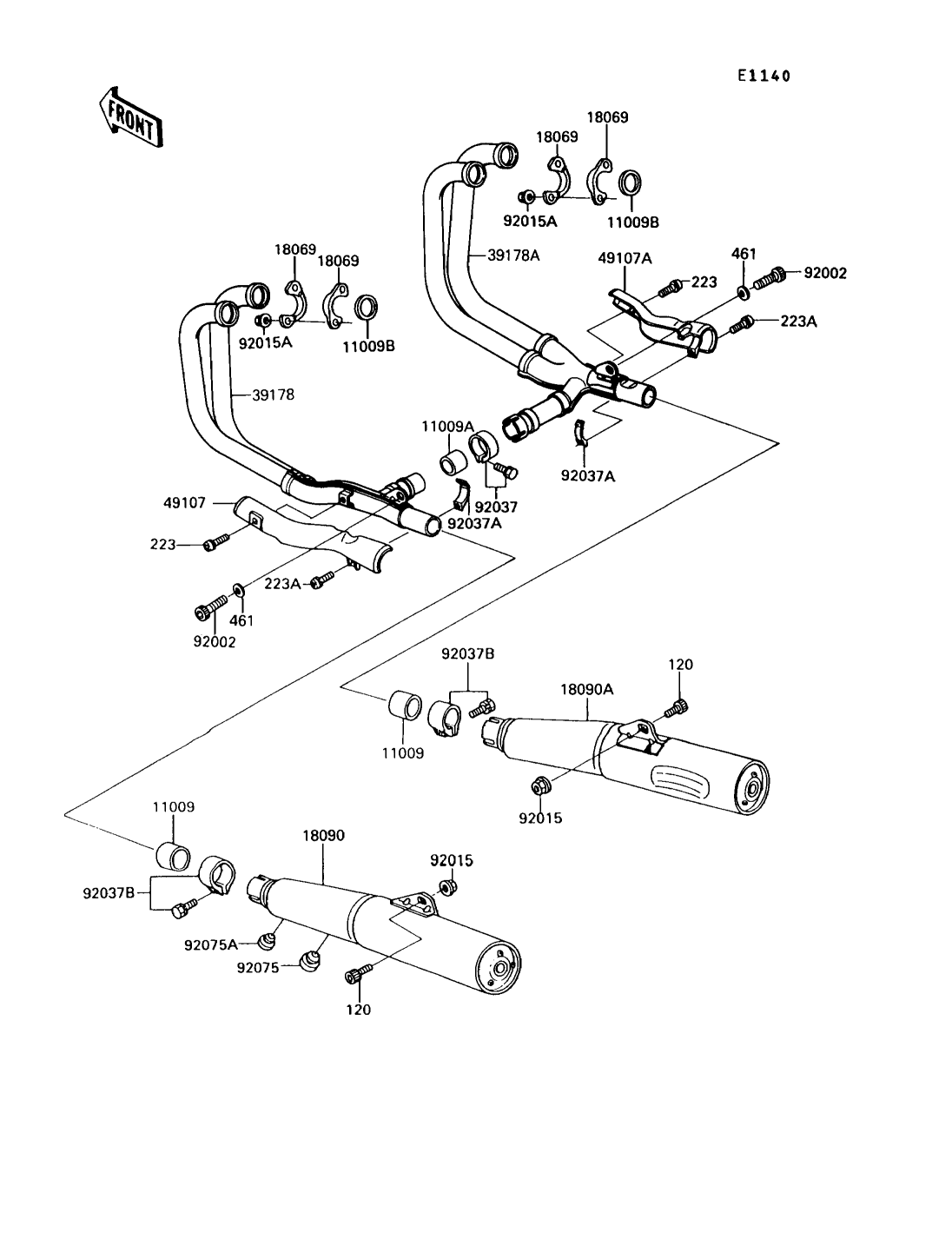 カワサキパーツ/ウエア＆グッズオンラインショップパーツ選択