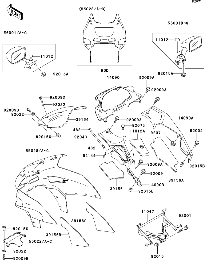カワサキパーツ/ウエア＆グッズオンラインショップパーツ選択