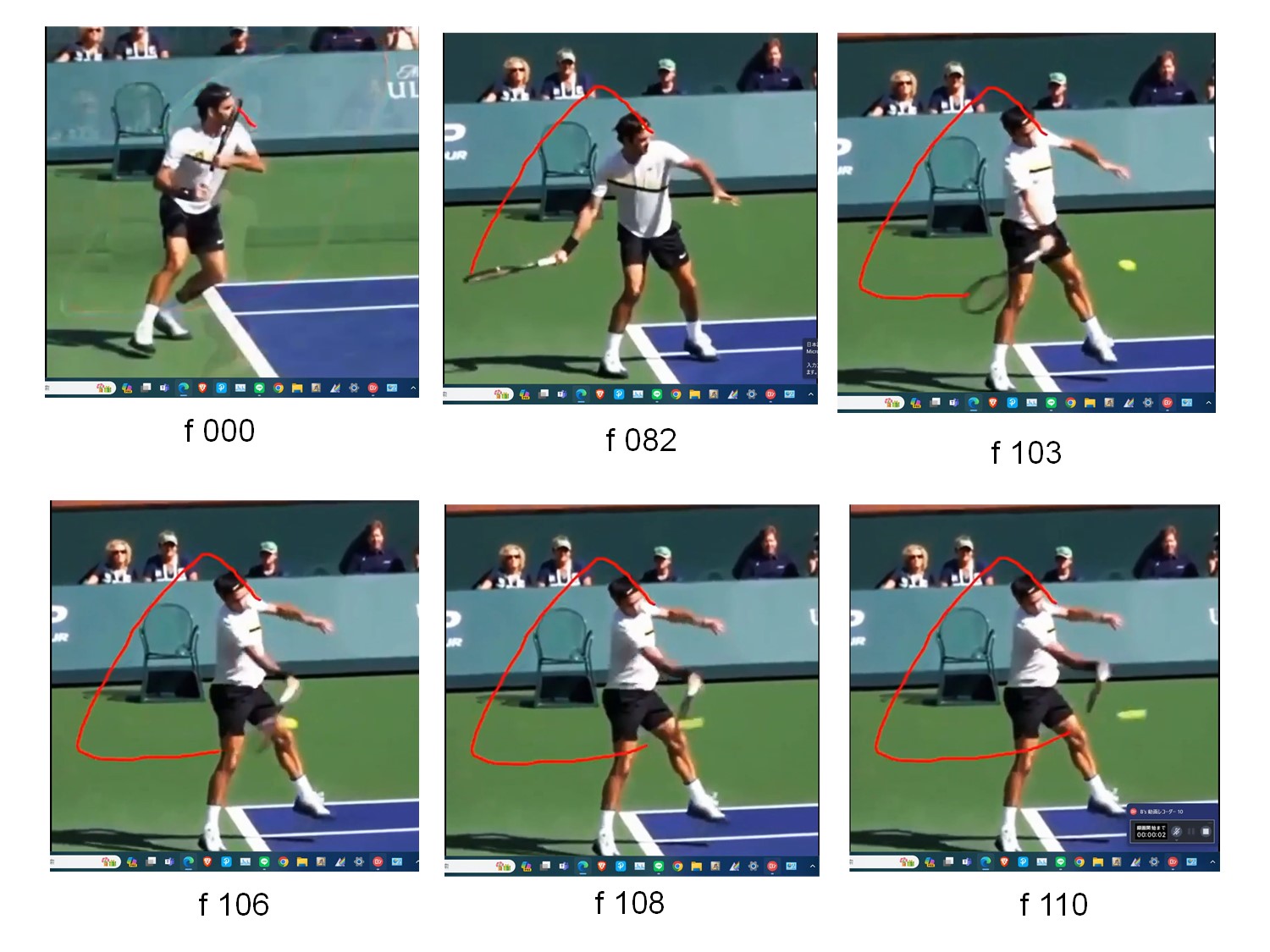 テニスラケットの科学(673)：フォアハンド・ストロークにおける身体と