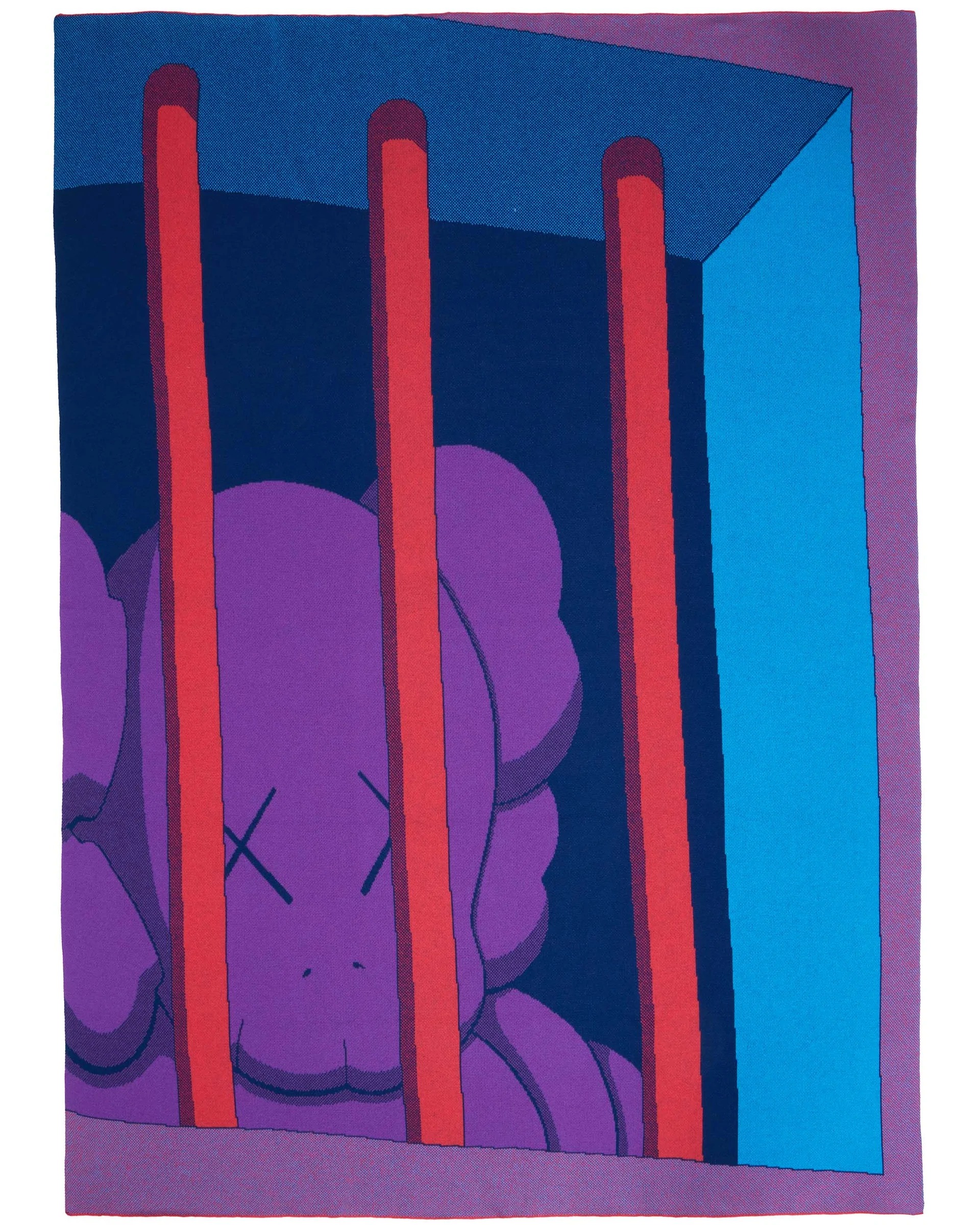 KAWS x House of Voltaire Limited Cashmere Blanket - KAWS TOO