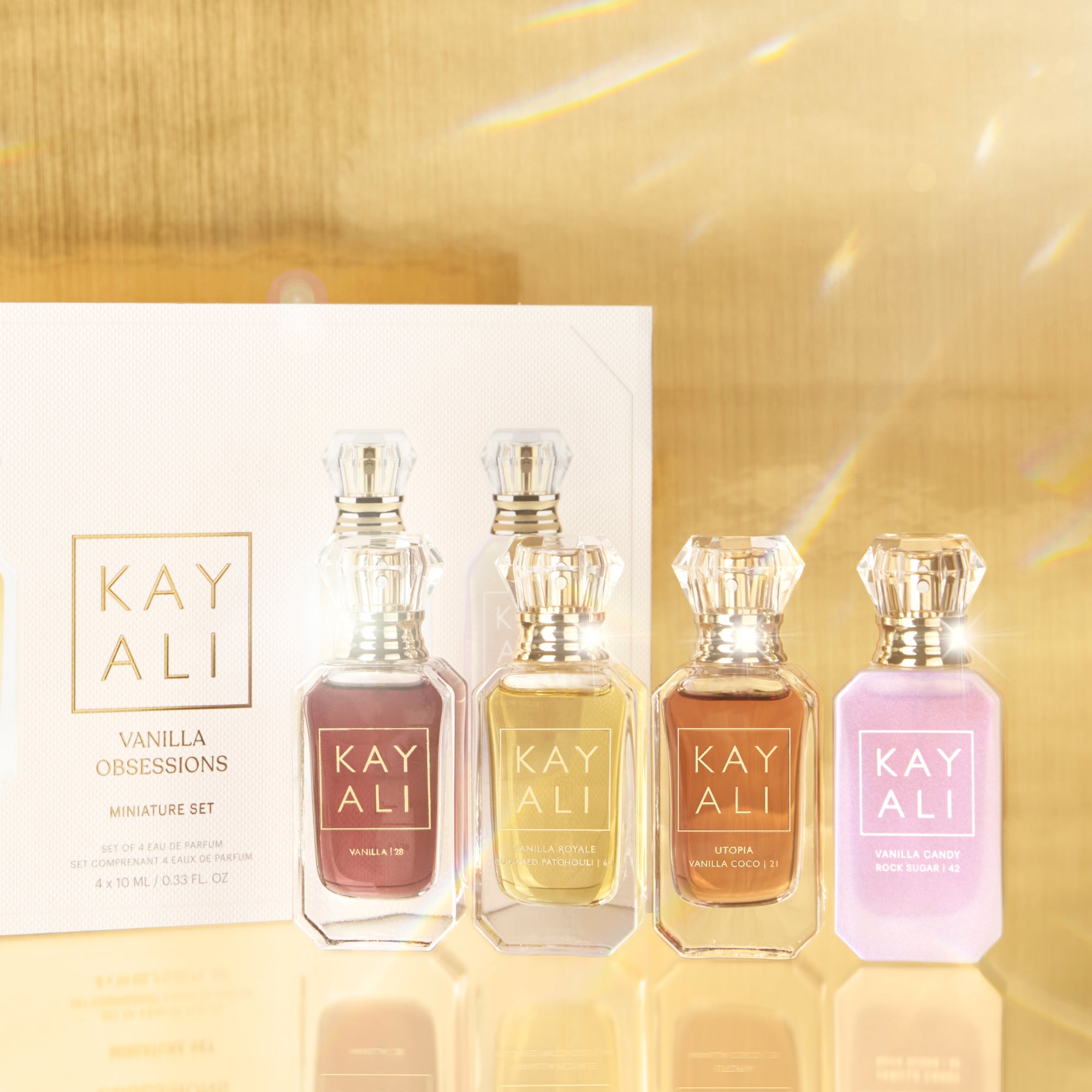 KAYALI Vanilla Miniature Set (4x10ml) | Travel Perfume