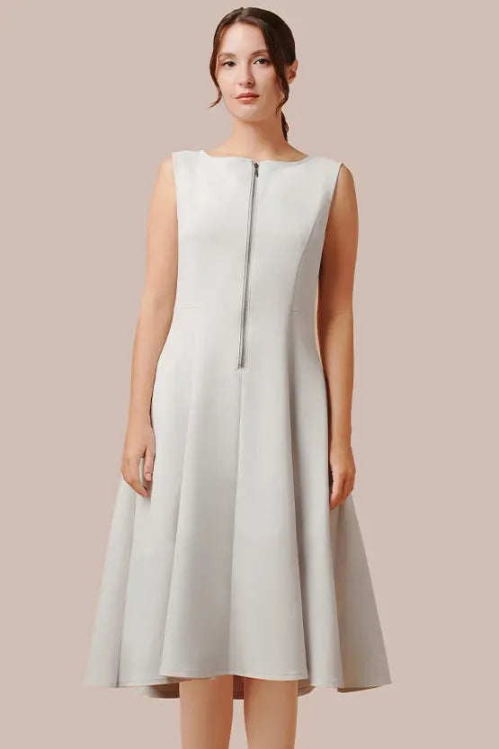 アクティブクール】ショートAラインフロントジップワンピース– kay me