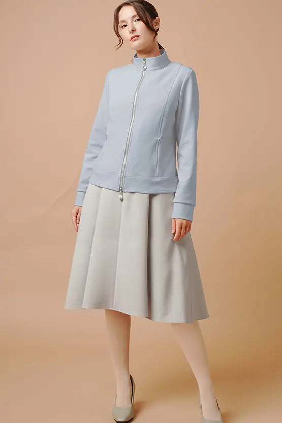 アクティブクール】ショートAラインフロントジップワンピース– kay me