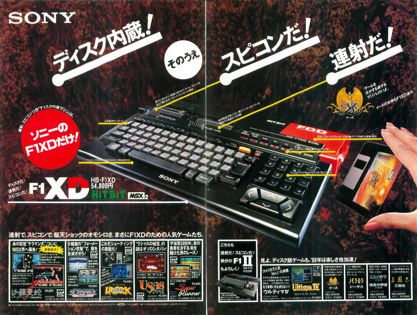 Sony Hit-Bit HB-F1XD