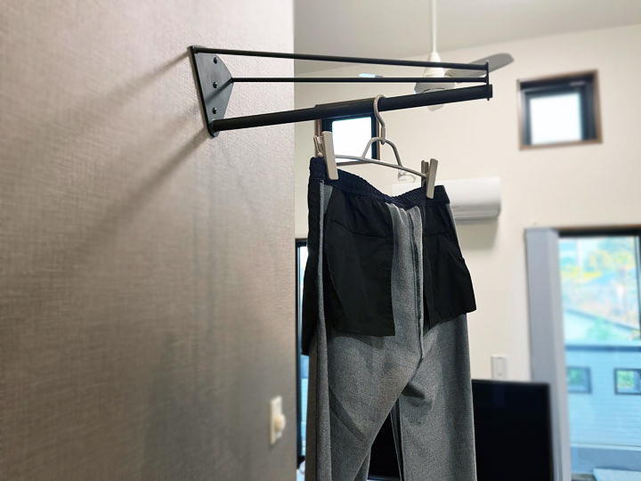 最も省スペースな懸垂バー！片持ちけんすい棒を設置して普段使いしてみ
